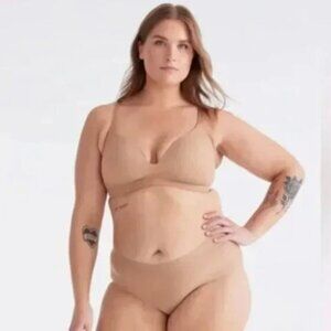 Knix Wingwoman Contour Bra Beige/Tan Size 6++